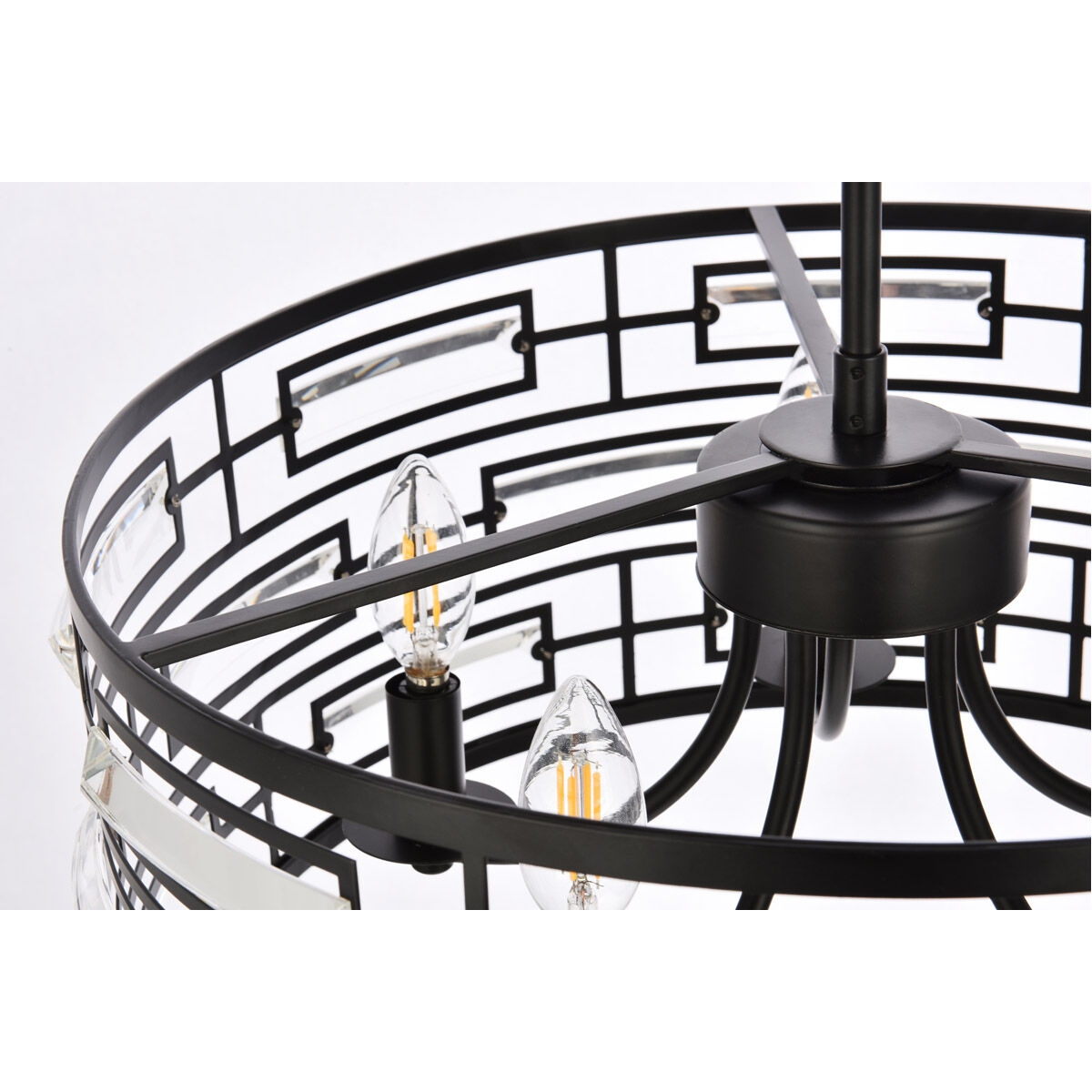 Kennedy 5 Light 19 inch Black Pendant Ceiling Light