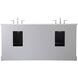 Clarence 72 X 22 X 35 inch Grey Vanity Sink Set