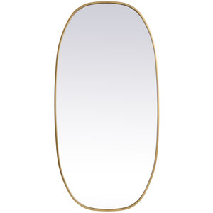 Brynn 48 X 24 inch Brass Mirror in 24 x 48