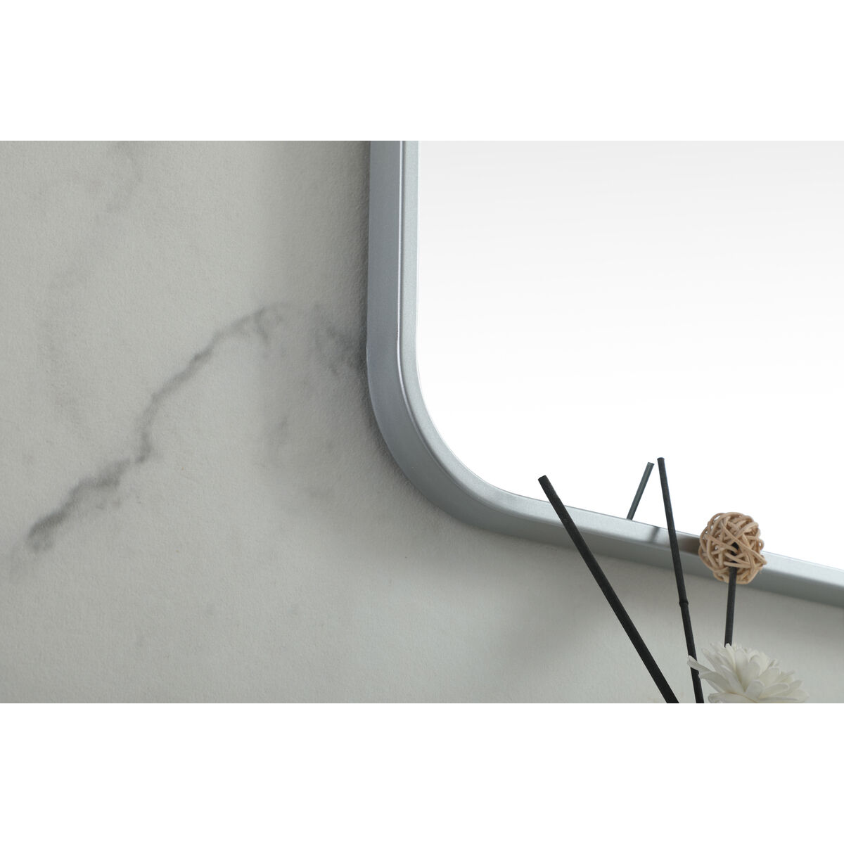 Evermore 30 X 30 inch Silver Vanity Mirror