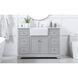 Franklin 48 X 22 X 35 inch Grey Bathroom Vanity Cabinet