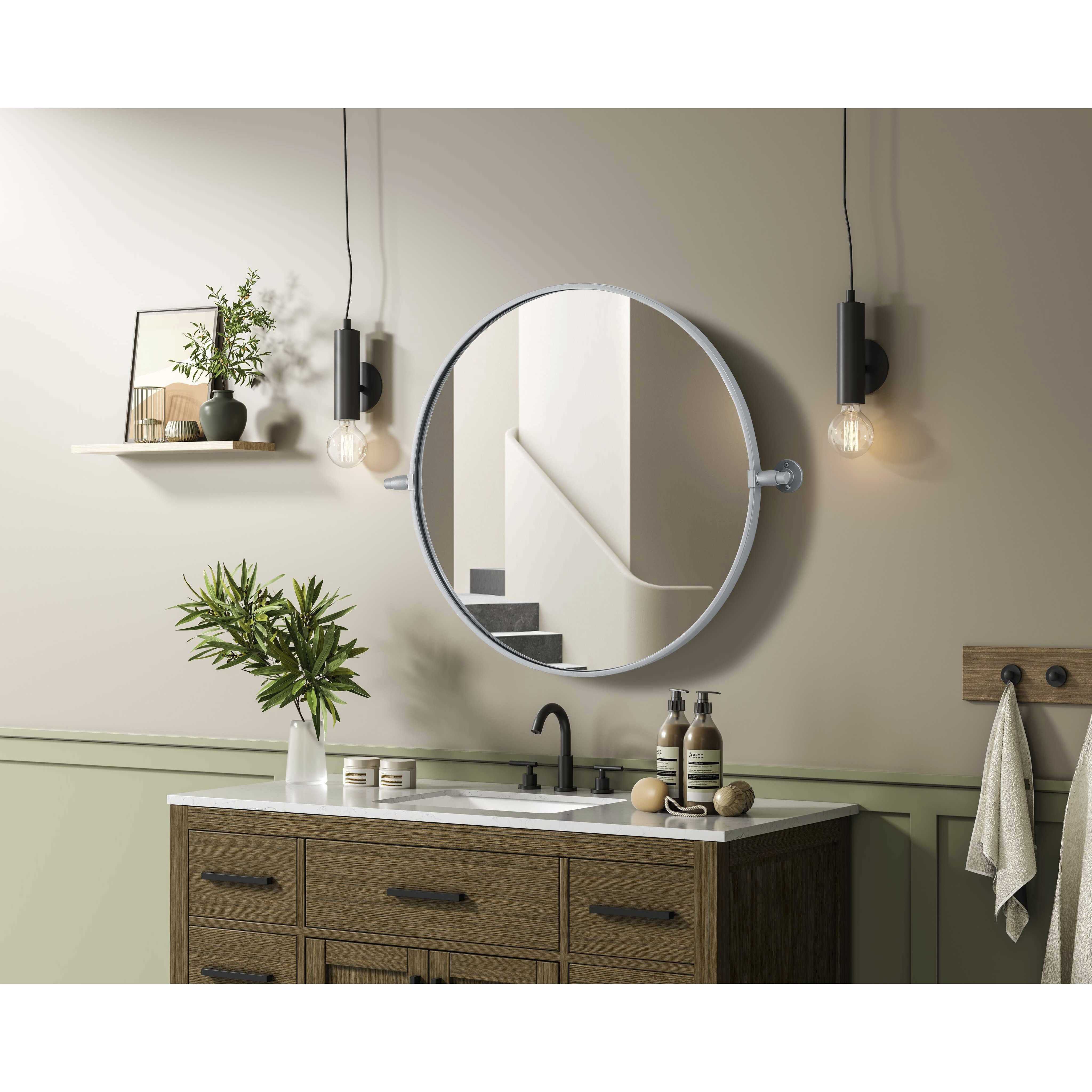 Amoura 24 X 24 inch Silver Mirror