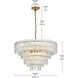 Emilia 8 Light 25 inch Satin Gold Chandelier Ceiling Light