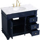 Wesley 42 X 22 X 35 inch Blue Vanity Sink Set