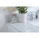 Clement 36 X 22 X 34 inch White Bathroom Vanity Cabinet