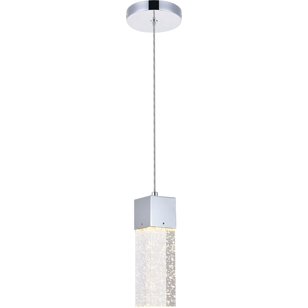 Novastella LED 4.72 inch Chrome Pendant Ceiling Light