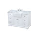 Franklin 48 X 22 X 35 inch White Bathroom Vanity Cabinet
