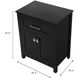 Adian Black Bathroom Storage Cabinet