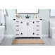 Grant 48 X 19 X 34 inch White Vanity Sink Set