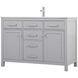 Lewis 48 X 22 X 34 inch Grey Vanity Sink Set