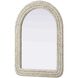 Marlowe 36 X 27 inch Linen White Mirror