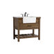 Clement 36 X 22 X 34.13 inch Driftwood Bathroom Vanity Cabinet