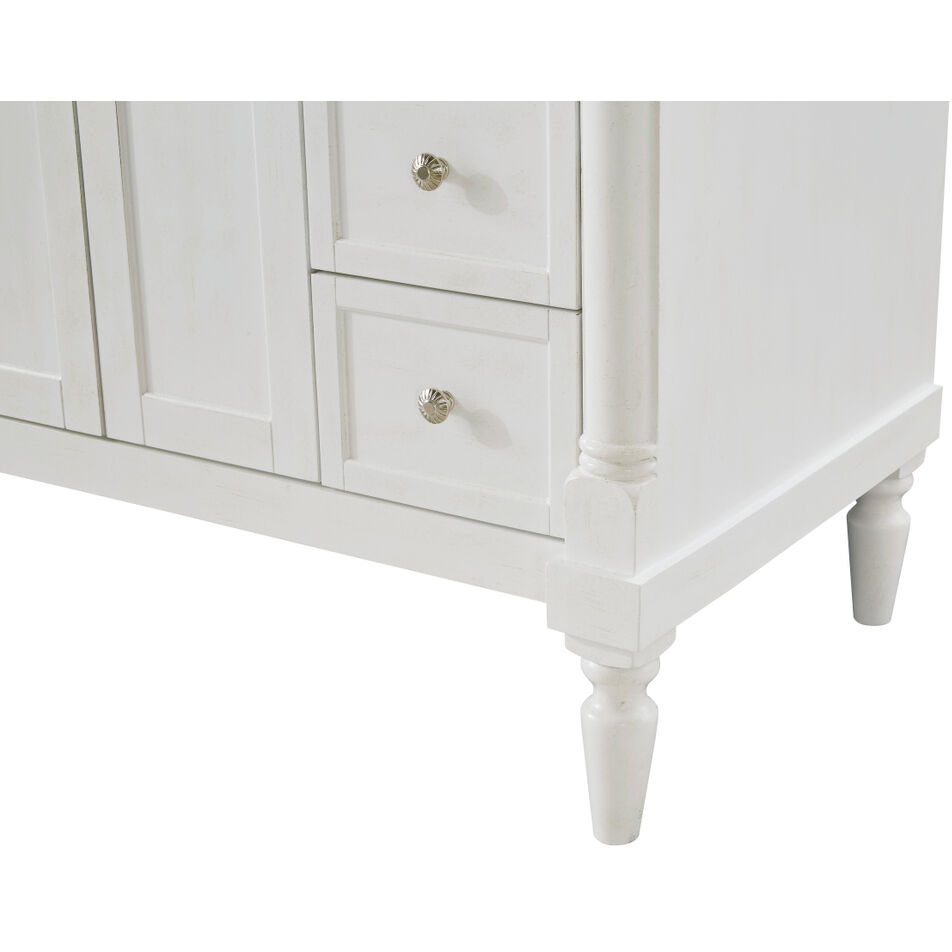 Lexington 42 X 21.5 X 35 inch Antique White Vanity Sink Set