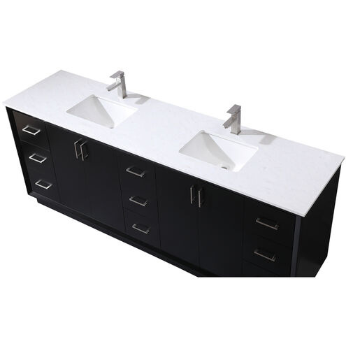 Hayes 84 X 22 X 35 inch Black Vanity Sink Set