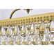 Nordic 6 Light 40 inch Brass Linear Pendant Ceiling Light