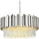 Willow 8 Light 24 inch Chrome Chandelier Ceiling Light