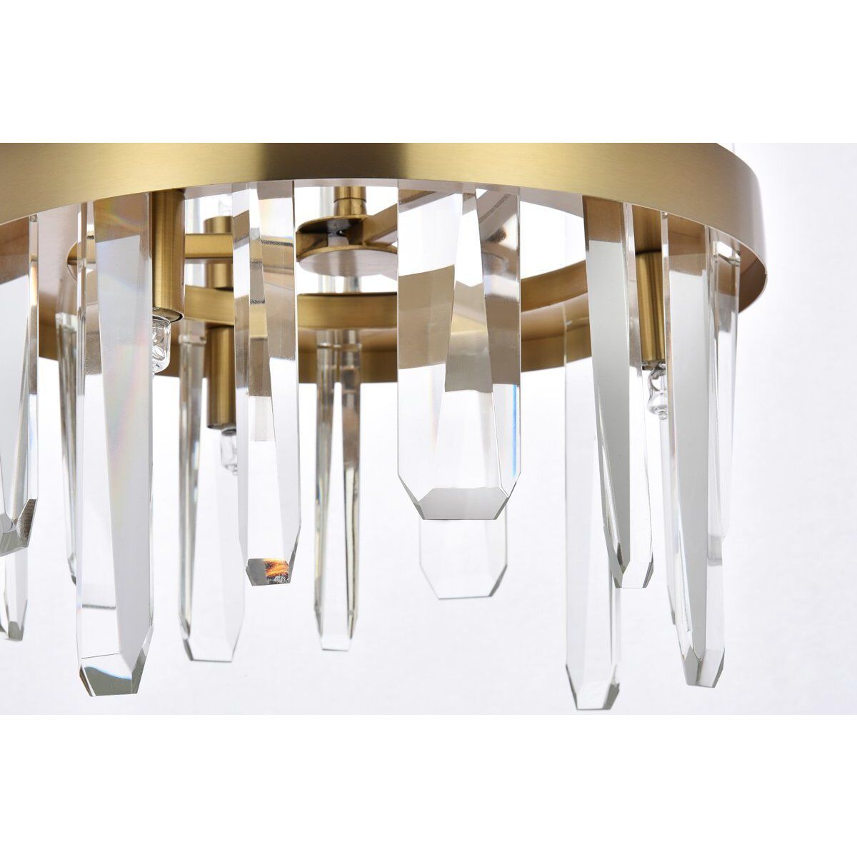 Serena 6 Light 12 inch Satin Gold Pendant Ceiling Light