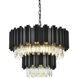 Willow 8 Light 24 inch Black Chandelier Ceiling Light
