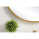 Pier 28 X 28 inch Brass LED Mirror