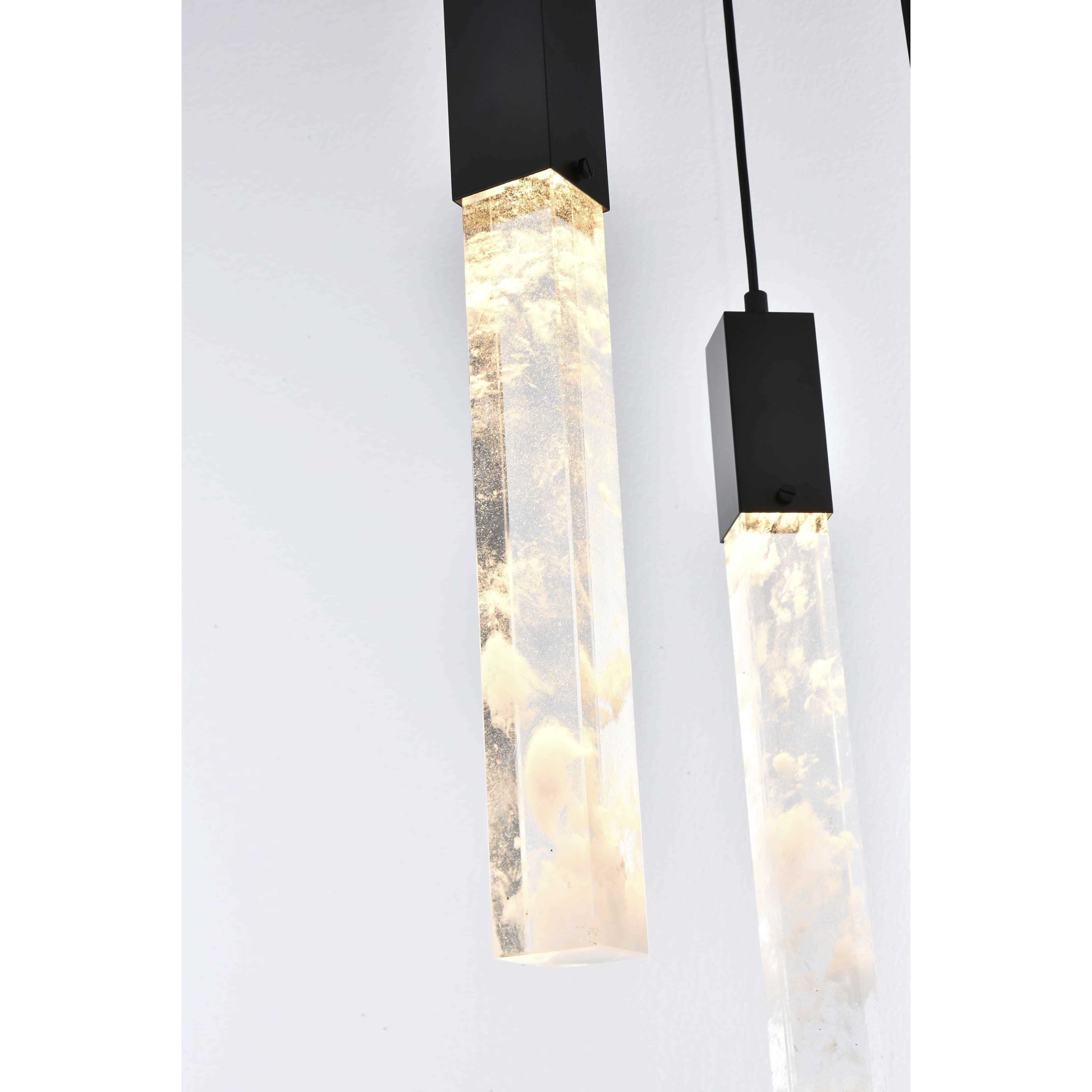 Aurora 5 Light 16 inch Black Pendant Ceiling Light
