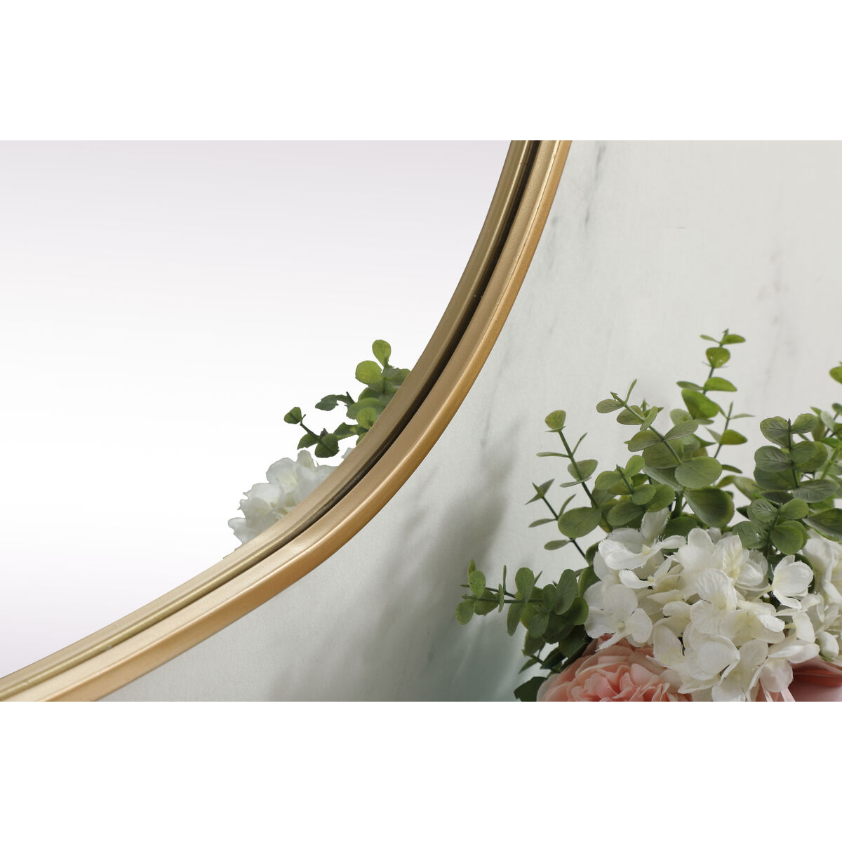 Brynn 36 X 30 inch Brass Mirror in 30 x 36