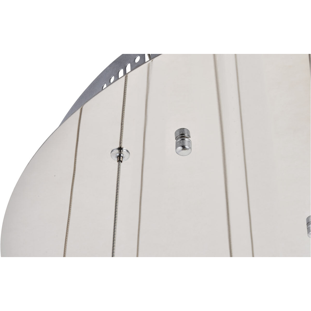 Polaris LED 28 inch Chrome Chandelier Ceiling Light