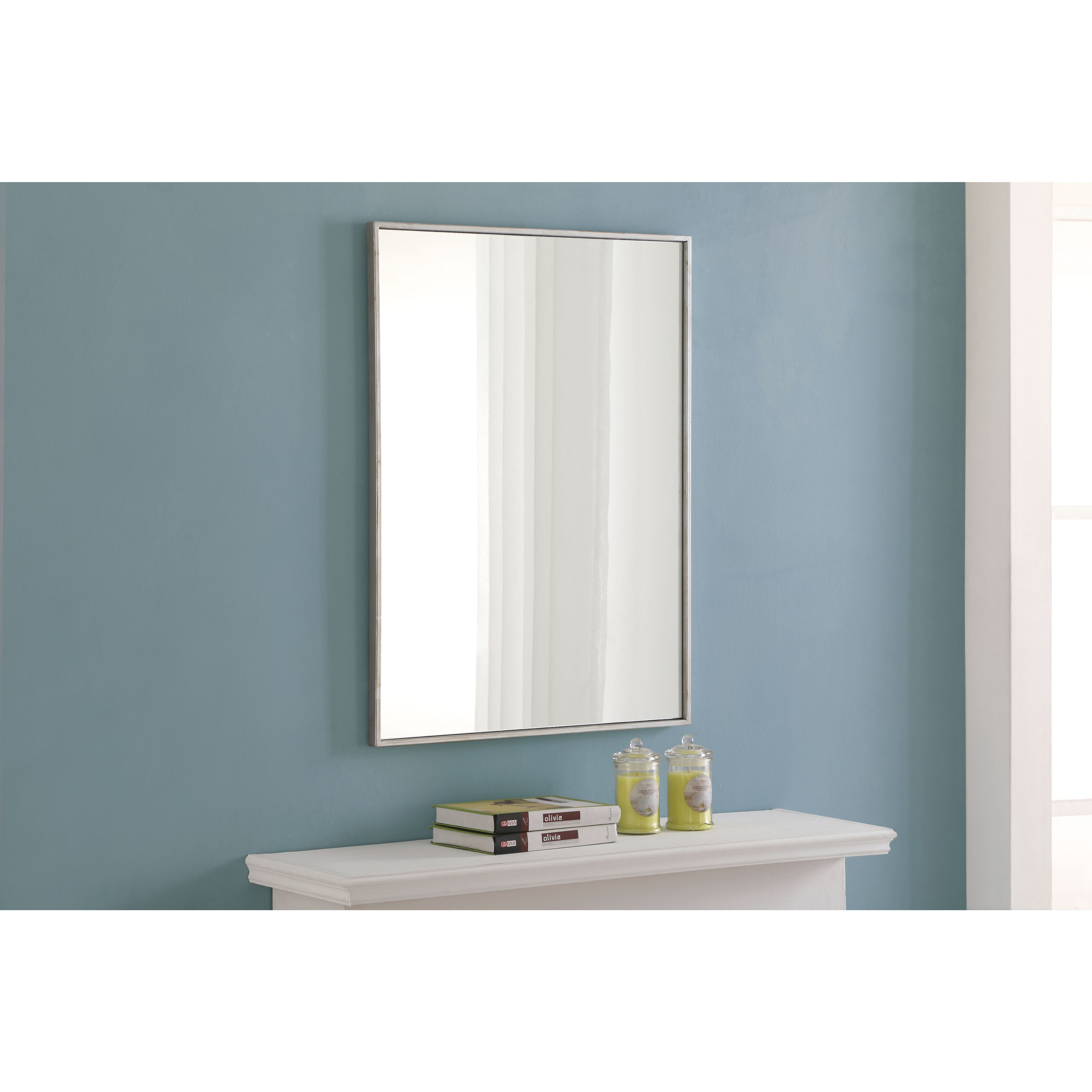 Monet 32 X 24 inch Silver Wall Mirror