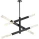 Ari 6 Light 10 inch Black Pendant Ceiling Light