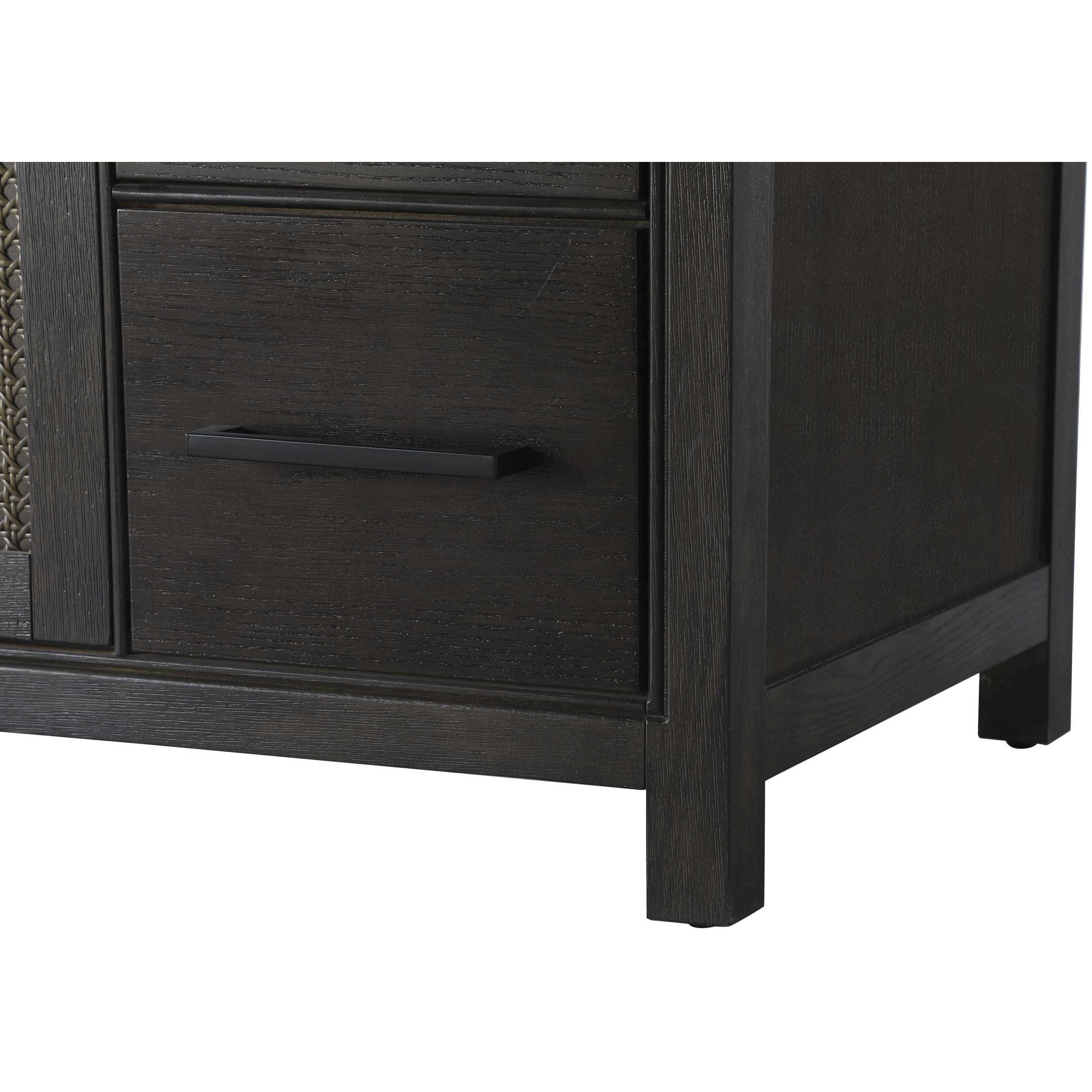 Alina 32 X 34 inch Chocolate Oak Bathroom Vanity Cabinet
