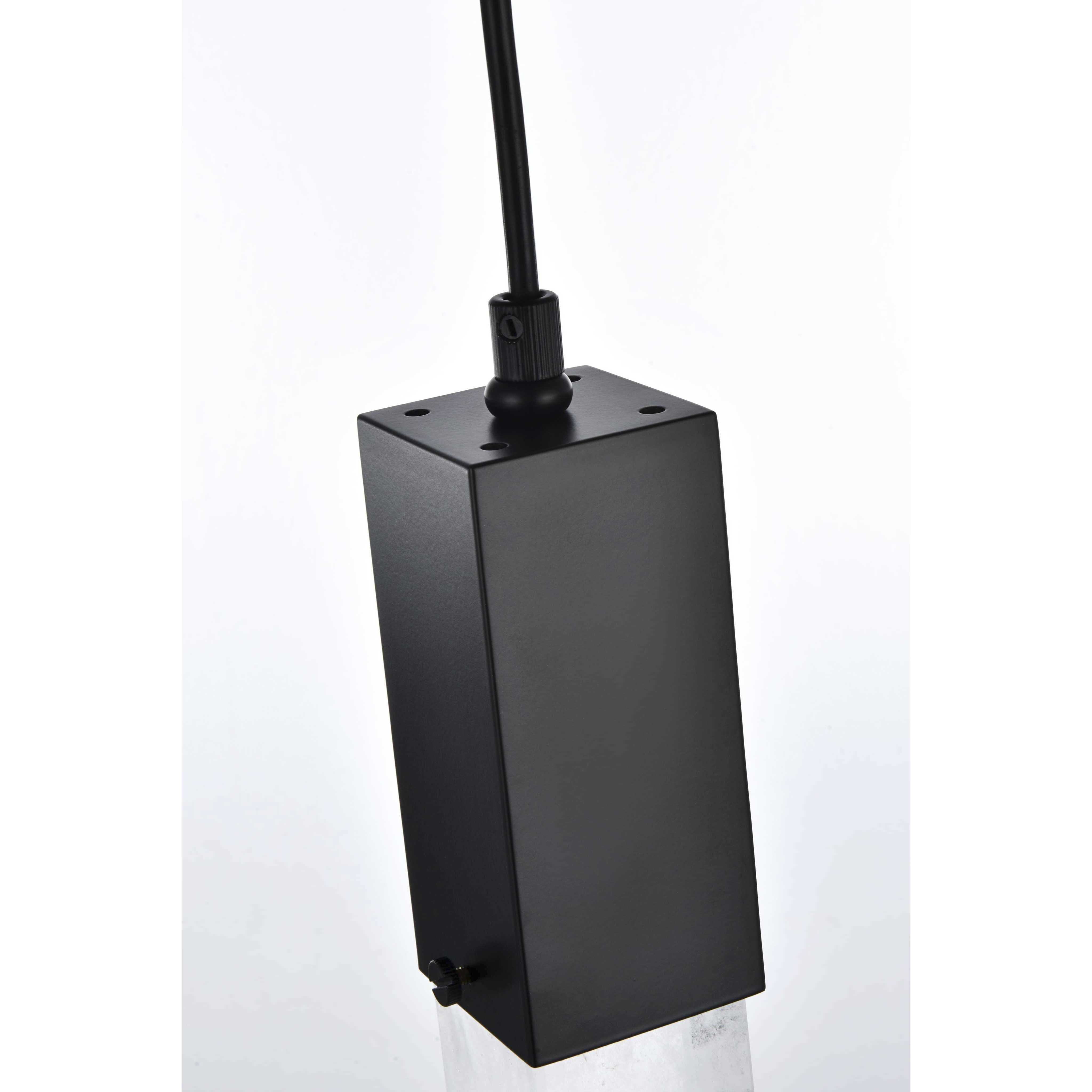 Aurora 1 Light 5 inch Black Pendant Ceiling Light