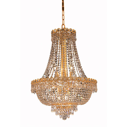 Century 12 Light 20 inch Gold Dining Chandelier Ceiling Light in Royal Cut