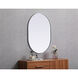 Asha 40 X 30 inch Silver Mirror in 30 x 40