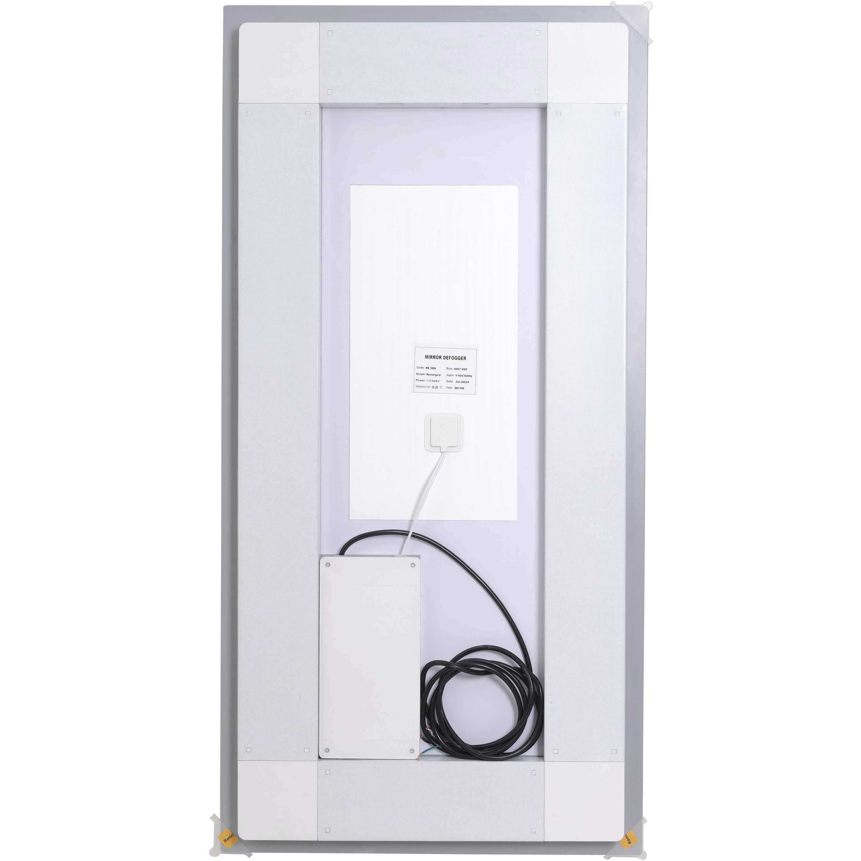 Riven 40 X 24 inch White LED Mirror