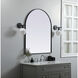 Ayra 42 X 33 inch Black Mirror in 33 x 42