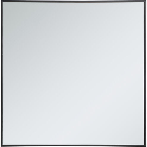 Monet 36 X 36 inch Black Wall Mirror