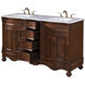 Windsor 60 X 35 inch Teak Vanity Set
