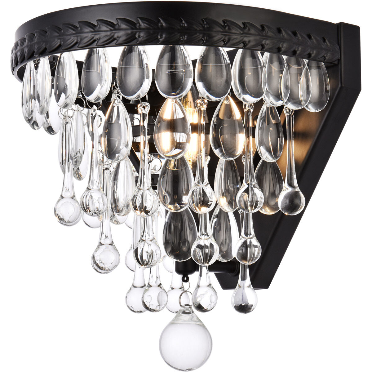 Nordic 1 Light 8 inch Black Wall Sconce Wall Light