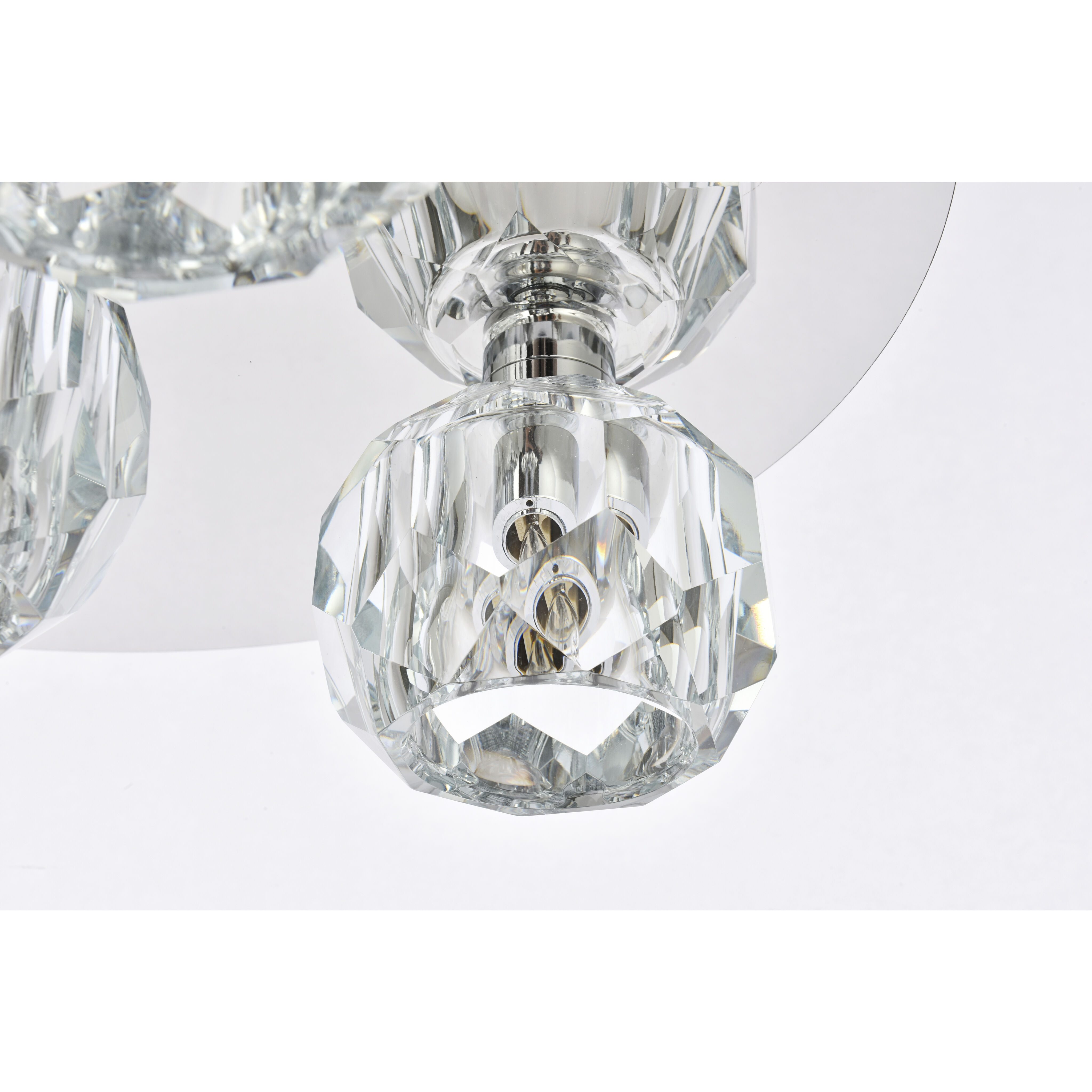 Graham 5 Light 16 inch Chrome Flush Mount Ceiling Light