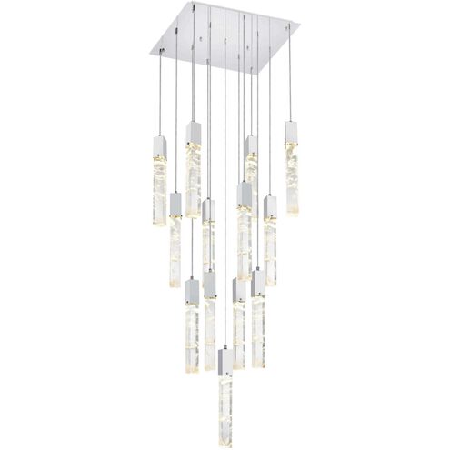Aurora 13 Light 26 inch Chrome Pendant Ceiling Light