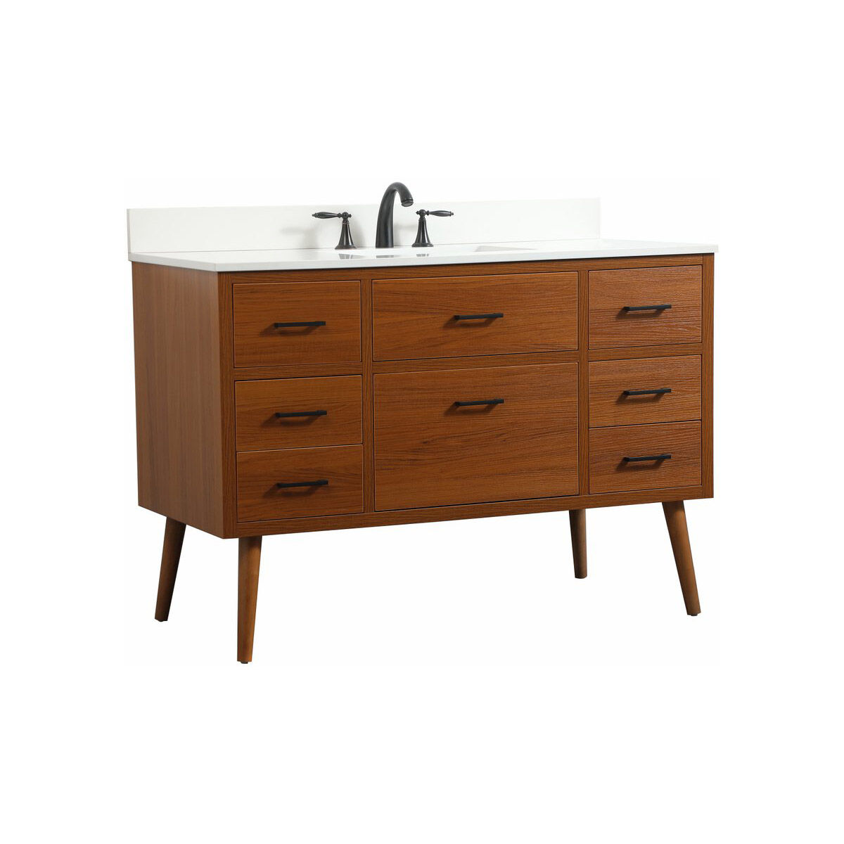Boise 48 X 22 X 34 inch Teak Vanity Sink Set