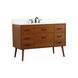 Boise 48 X 22 X 34 inch Teak Vanity Sink Set