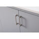 Hayes 72 X 22 X 35 inch Grey Vanity Sink Set
