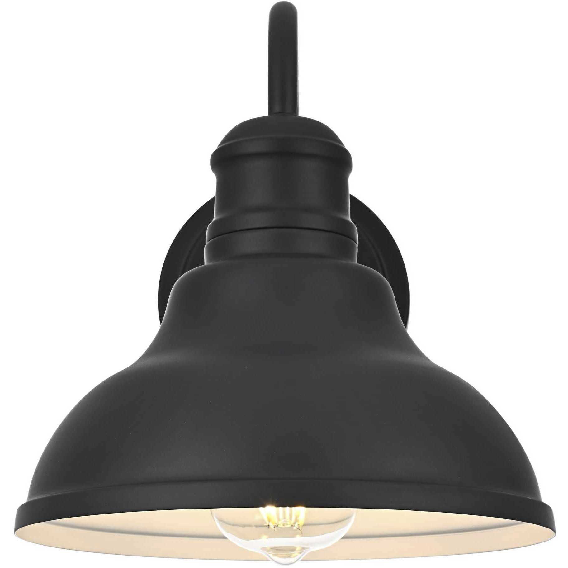 Callen 1 Light 10 inch Black Outdoor Wall Sconce