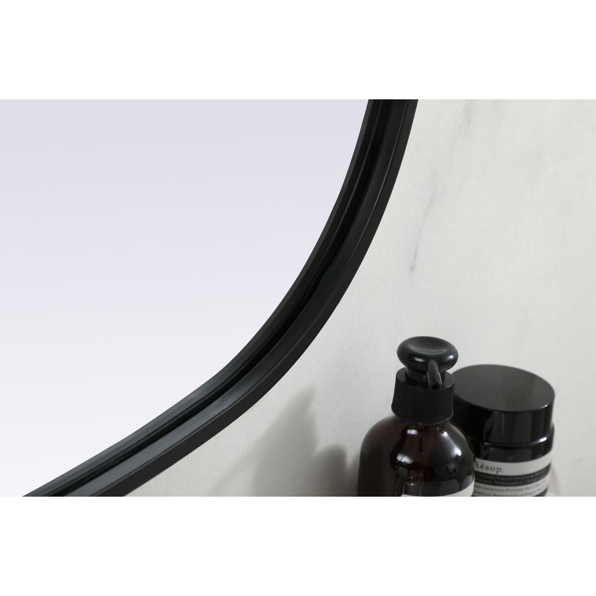 Brynn 36 X 24 inch Black Mirror in 24 x 36