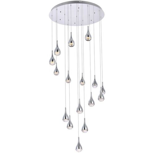 Amherst 16 Light 36 inch Chrome Chandelier Ceiling Light
