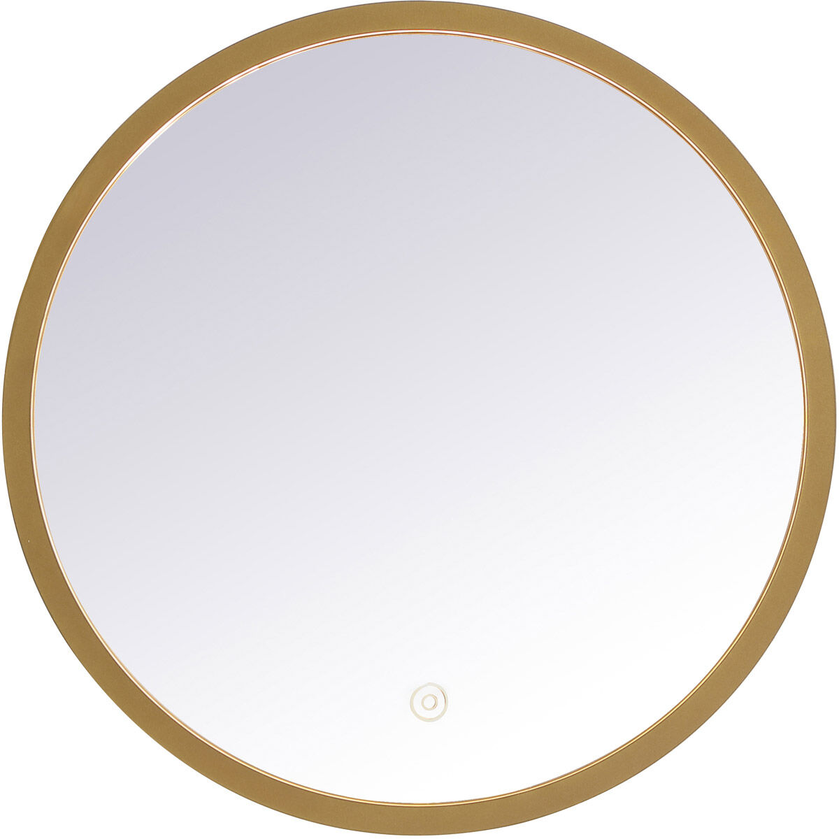 Pier 18 X 18 inch Brass LED Mirror