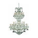 Maria Theresa 36 Light 46 inch Chrome Foyer Ceiling Light in Clear, Royal Cut