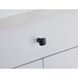 Irvin Matte Black Hardware Cabinet Knob, Set of 10