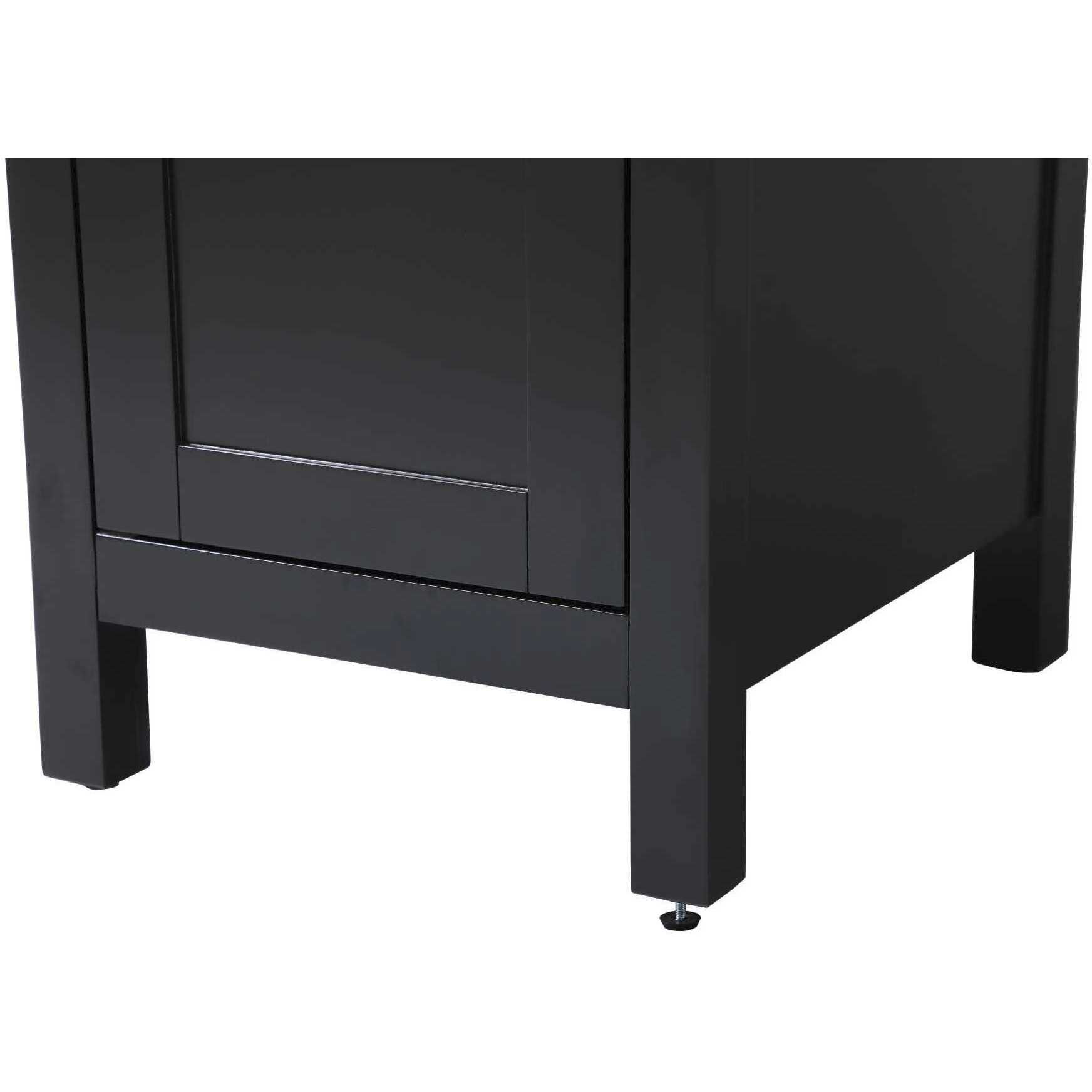 Irene Black Bathroom Storage Cabinet