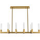 Noemi 10 Light 12 inch Satin Gold Pendant Ceiling Light
